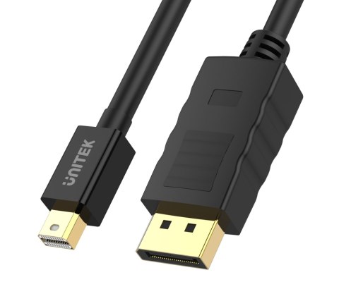 PRZEWÓD DP-W/DP-MINI-W-2M DISPLAYPORT / MINI DISPLAYPORT 4K UHD 2 m UNITEK