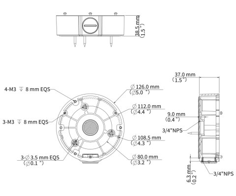 UCHWYT KAMERY TR-JB03-H-IN-V2 UNIVIEW