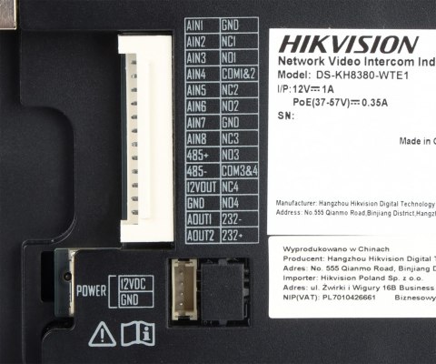 ZESTAW WIDEODOMOFONOWY DS-KIS613-S Hikvision
