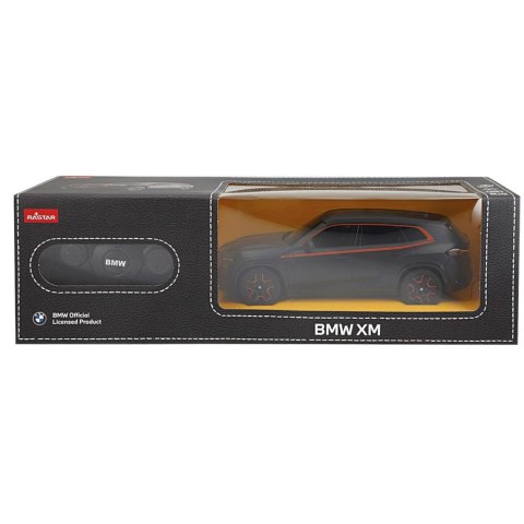 Auto BMW XM Samochód Zdalnie Sterowany RC Rastar Czarne 1:24