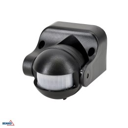 Czujnik ruchu PIR 1200W 180* czarny