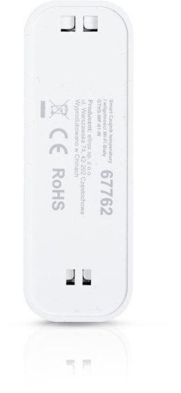 GISE Smart Czujnik temperatury i wilgotności Wi-Fi Biały | Tuya | GTHS-WF-01-W