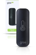 GISE Smart Czujnik temperatury i wilgotności Wi-Fi Czarny | Tuya | GTHS-WF-01-B