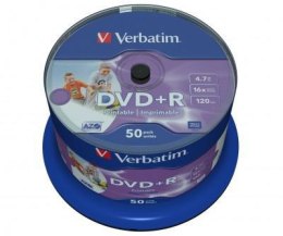 Płyty DVD+R Verbatim AZO Printable (50szt)