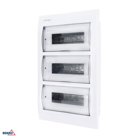 Rozdzielnica podtynkowa IP40 ZACISKI 36N+36PE 3x12P