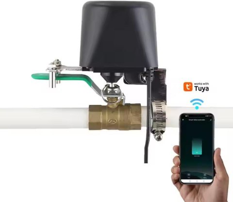 GISE Smart Sterownik zaworu wody/gazu Wi-Fi | Tuya | GV-WF