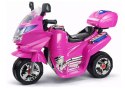 Motor Na Akumulator HC8051 Dla Dzieci Różowy Światła Led Dźwięki