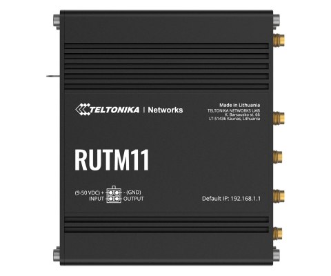 ROUTER 4G LTE RUTM11 Dual SIM Wi-Fi 5, : 2.4 GHz, 5 GHz, 867 Mb/s Teltonika