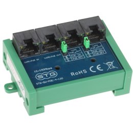 SWITCH POE / EXTENDER STG-SW-POE-4-120 4-PORTOWY STG