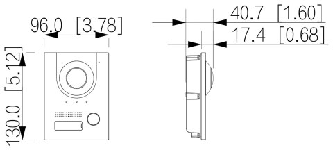 WIDEODOMOFON VTO2201F-P-S2 DAHUA