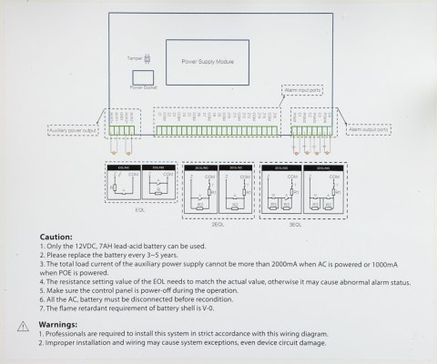 BEZPRZEWODOWY EKSPANDER WE/WY PRZEWODOWYCH ARM9A4-P-W2(868) DAHUA