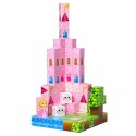 Klocki Magnetyczne Konstrukcyjne Piksele Sześciany Zamek Księżniczki 96 el.
