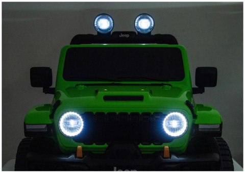 Pojazd Na Akumulator Jeep Rubicon 4x4 DK-JWR556 4x200W 24V Zielony