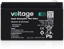 Akumulator AGM Voltage Long Life 12V 9Ah VEL12-9.0 (Żywotność 15 lat)