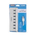 HUB (rozdzielacz) USB 3.0 7 portowy Rebel
