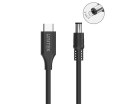 KABEL ZASILAJĄCY C14119BK-1.8M DC Jack 5.5 x 1.7 mm / USB-C 1.8 m UNITEK