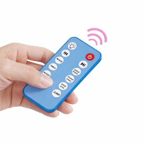 Karuzela Do Łóżeczka Projektor 2w1 Melodie Odgłosy Zwierząt Pilot Różowa