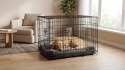 Metalowa klatka dla psa, kojec, rozmiar L 76x53x59 cm , REBEL ANIMALS