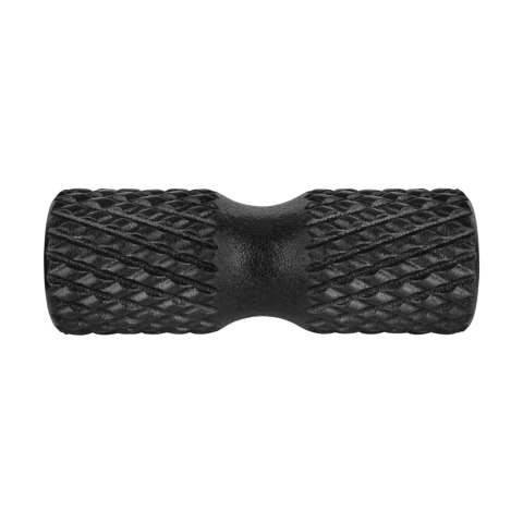 Wałek do masażu z wypustkami, roller 15x42cm, kolor czarny, materiał EPP, REBEL AVTIVE