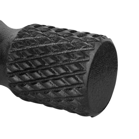 Wałek do masażu z wypustkami, roller 15x42cm, kolor czarny, materiał EPP, REBEL AVTIVE