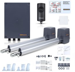 Zestaw Hormann Rotamatic 2 868MHz BiSecure do 5m bram dwuskrzydłowych