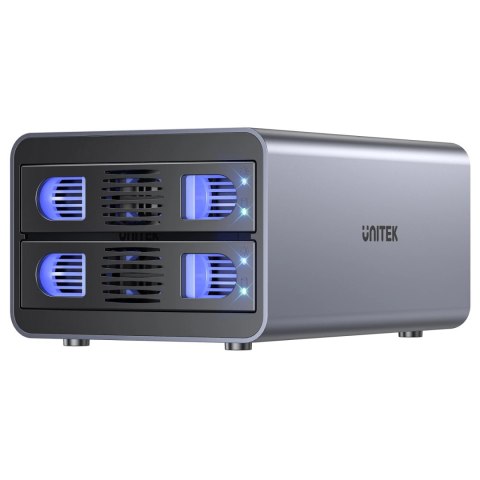 OBUDOWA RAID DO DYSKÓW S1308C01-EU 2 X SATA 2.5 / 3.5 " 40 TB - 10 Gbps UNITEK