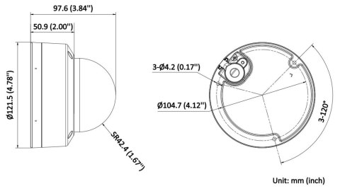 KAMERA WANDALOODPORNA IP DS-2CD1743G2-LIZU(2.8-12MM) Smart - 3.7 Hikvision