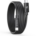 Orico Przewód Thunderbolt 5 USB-C 80Gbps, 240W, 8K@60Hz, 1,5m, czarny
