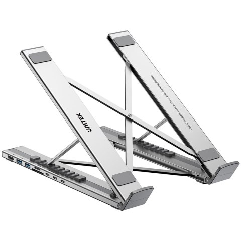 SKŁADANA PODSTAWKA POD LAPTOPA D1137AGY01 Z HUBEM I CZYTNIKIEM KART SD UNITEK