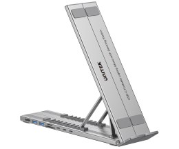 SKŁADANA PODSTAWKA POD LAPTOPA D1137AGY01 Z HUBEM I CZYTNIKIEM KART SD UNITEK
