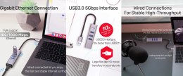 HUB USB 3.0 Y-3088B USB-A/USB-C UNITEK