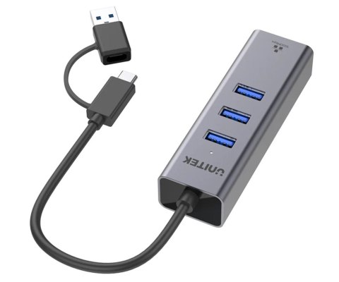 HUB USB 3.0 Y-3088B USB-A/USB-C UNITEK