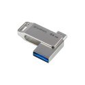 Pendrive Goodram USB + USB C 64GB srebrny
