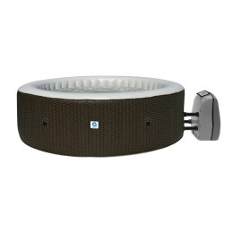 Spa ogrodowe, basen pompowany, hydromasaż AVENLI NICE 6 osobowe 204x70 brąz