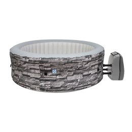 Spa ogrodowe, basen pompowany, hydromasaż AVENLI NICE 6 osobowe 204x70 cegła