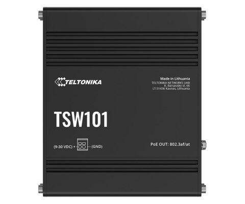 SWITCH PRZEMYSŁOWY POE TSW101 4-PORTOWY + 1X UPLINK Teltonika