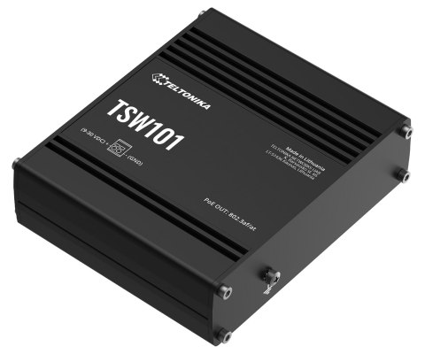 SWITCH PRZEMYSŁOWY POE TSW101 4-PORTOWY + 1X UPLINK Teltonika