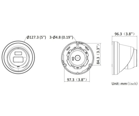 KAMERA IP DS-2CD2363G2-LI2U/SL(2.8MM) AcuSense - 6 Mpx 2.8 mm Hikvision
