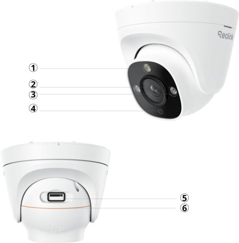 Kamera IP Reolink Professional RP-PCT12M 12MP PoE Kopułowa