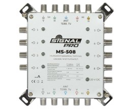 MULTISWITCH PRZELOTOWY MS-508 5 WEJŚĆ / 8 WYJŚĆ SIGNAL PRO