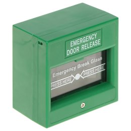 PRZYCISK AWARYJNEGO OTWIERANIA DRZWI DS-K7PEB(GREEN)