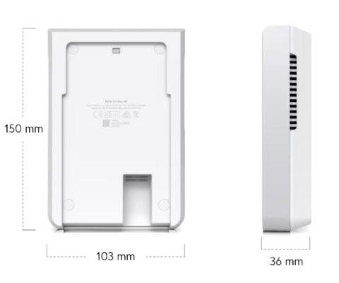 PUNKT DOSTĘPOWY UQ-U7-PRO-WALL UniFi Wi-Fi 7 2.4 GHz, 5 GHz, 6 GHz, 688 Mbps + 4324 Mbps + 5764 Mbps UBIQUITI
