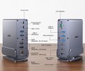 STACJA DOKUJĄCA D1135AGY01 DisplayLink 4K UHD UNITEK