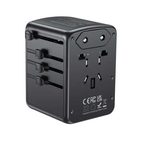 UNIWERSALNA PRZEJŚCIÓWKA SIECIOWA Z ZASILACZEM USB P1121ABK01 UNITEK