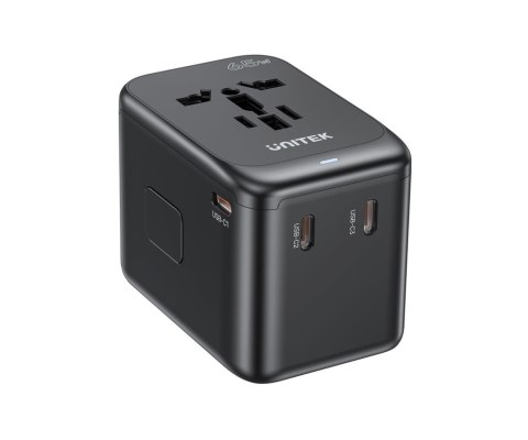 UNIWERSALNA PRZEJŚCIÓWKA SIECIOWA Z ZASILACZEM USB P1122ABK01 GaN UNITEK