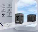 UNIWERSALNA PRZEJŚCIÓWKA SIECIOWA Z ZASILACZEM USB P1122ABK01 GaN UNITEK
