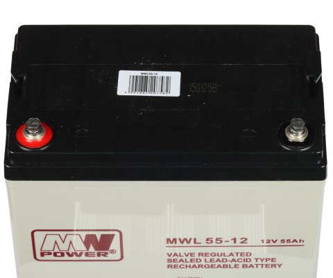 AKUMULATOR 12V/55AH-MWL MW POWER