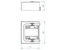 ADAPTER NATYNKOWY POJEDYNCZY SANTRA/1480-29/EPN Elektro-Plast