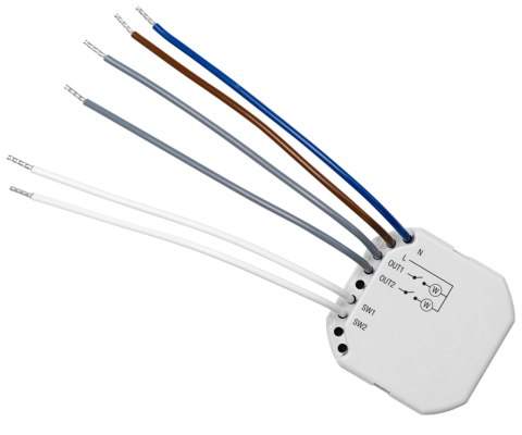 BEZPRZEWODOWY DWUKANAŁOWY STEROWNIK 230V AC ASW-220 (Smart 2-CH Relay) ABAX/ABAX2 SATEL
