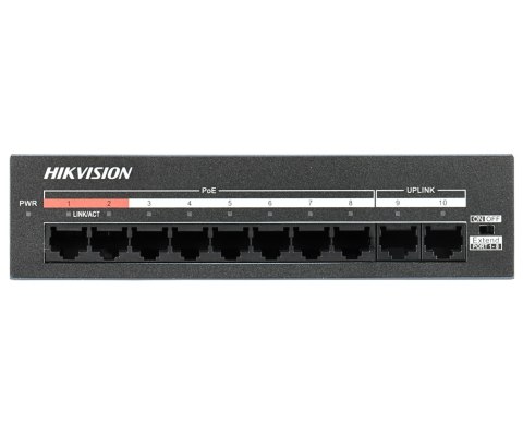 SWITCH POE DS-XS10-P 8-PORTOWY Hikvision